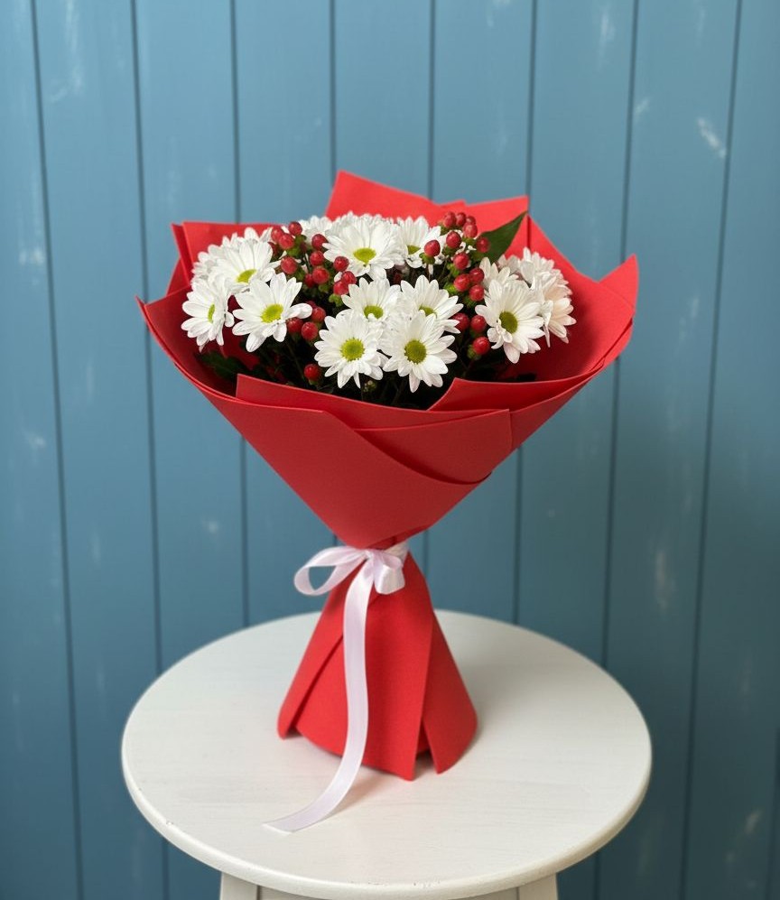 Букет цветов из: Хризантемы в Смоленске