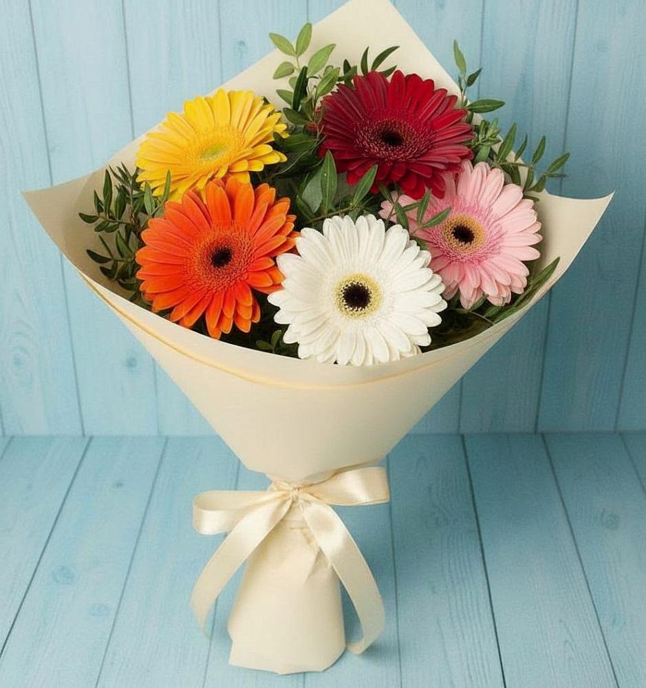 Букет цветов из: Герберы в Смоленске