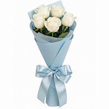 Букет 5 Белых роз Проуд #REPLACE_PRED# Смоленске