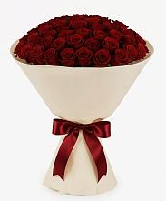 Букет 101 Бордовая роза Блэк Бакарра в Смоленске