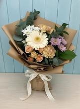 Букет цветов из:  Герберы и Хризантемы в Смоленске