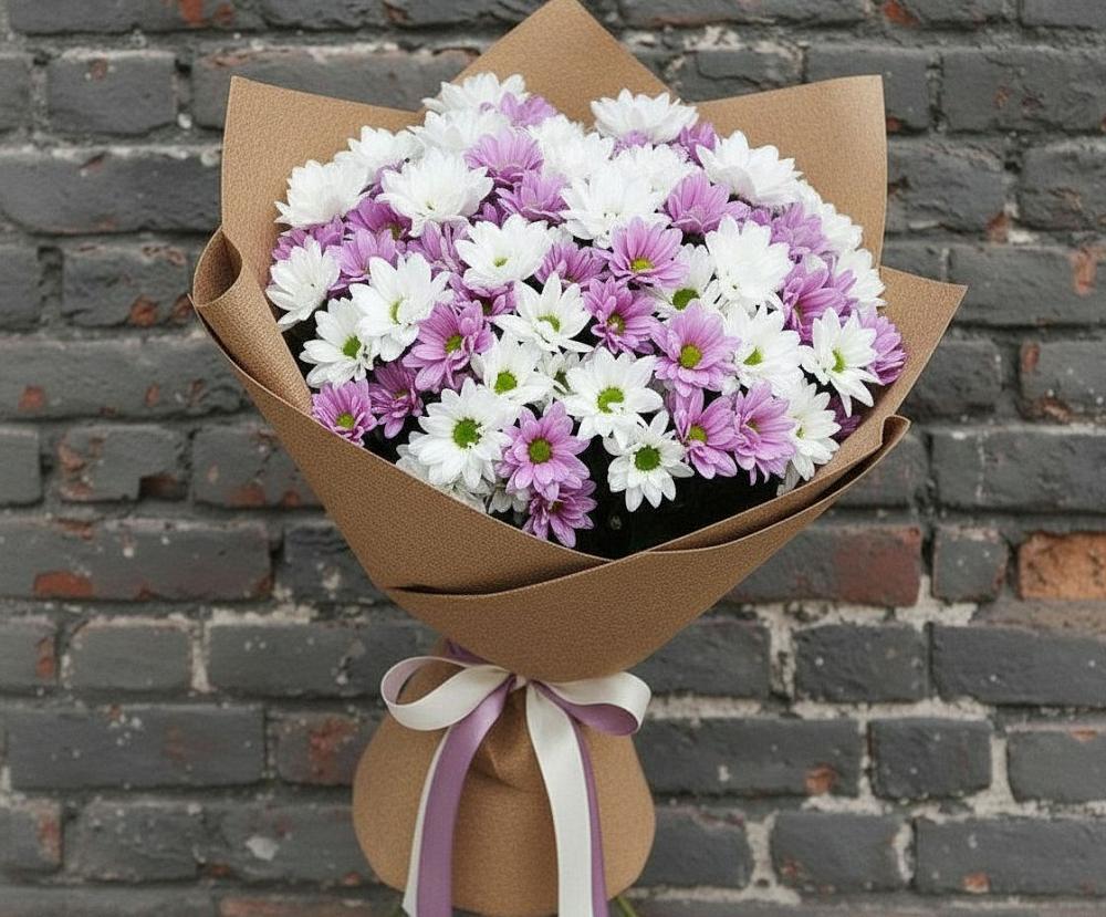 Букет цветов из: Хризантемы в Смоленске