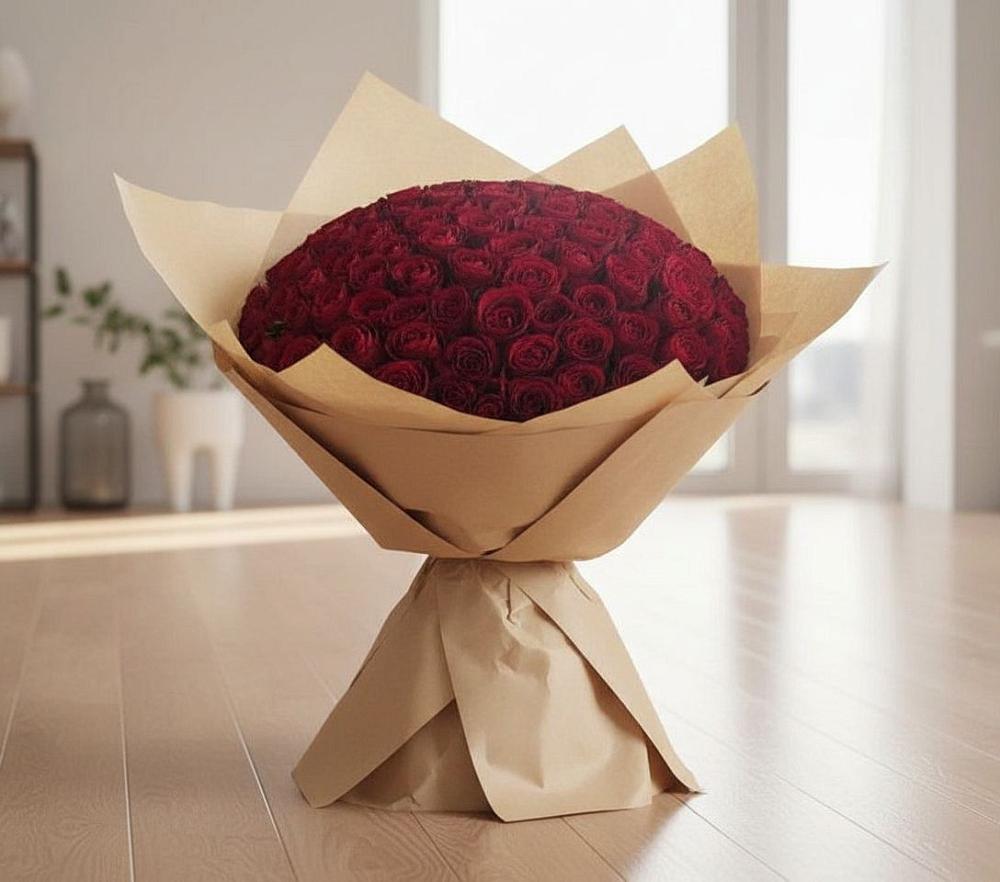 Букет 101 Красная роза в Смоленске